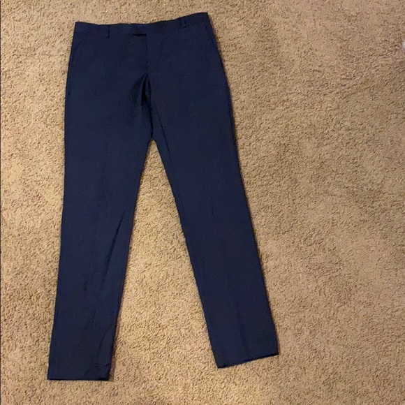 Men’s Blue Dress Pants - Picture 1 of 3